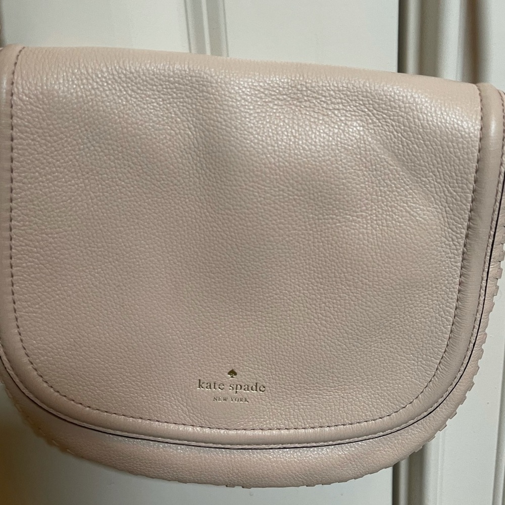 Kate Spade pink leather crossbody bag